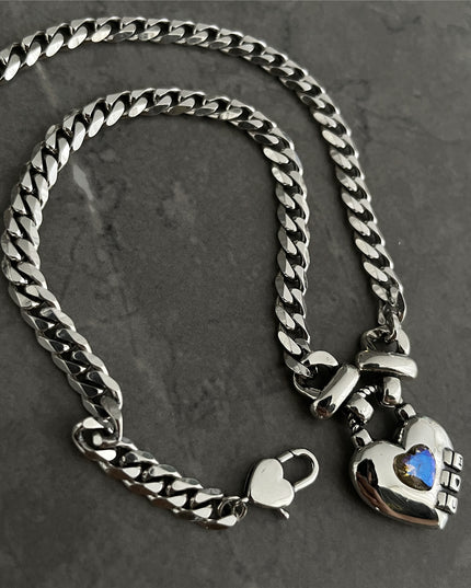 Heart Sweater Necklace