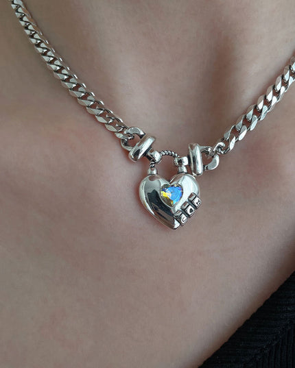 Heart Sweater Necklace